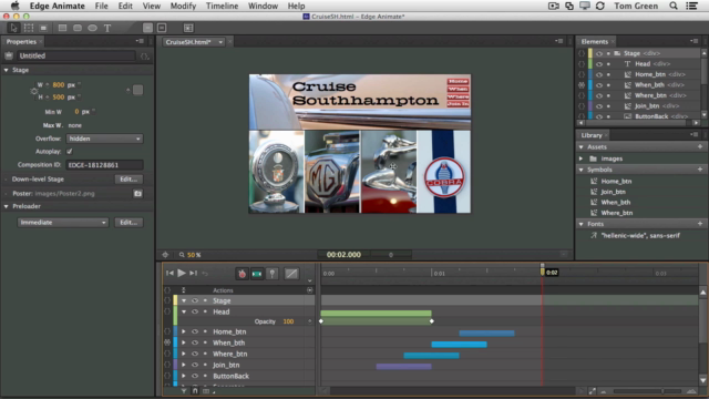 Learn the Fundamentals of Adobe Edge Animate - Screenshot_02