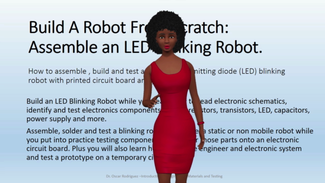 Build A Robot From Scratch: Assemble an LED Blinking Robot – Screenshot 1
