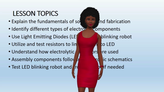 Build A Robot From Scratch: Assemble an LED Blinking Robot – Screenshot 3