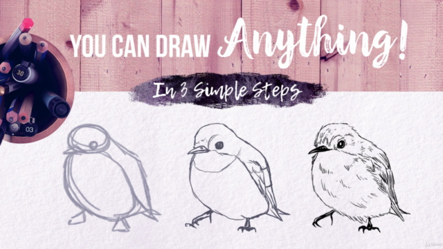 Learn How to Draw Anything! In 3 Simple Steps – Screenshot 1
