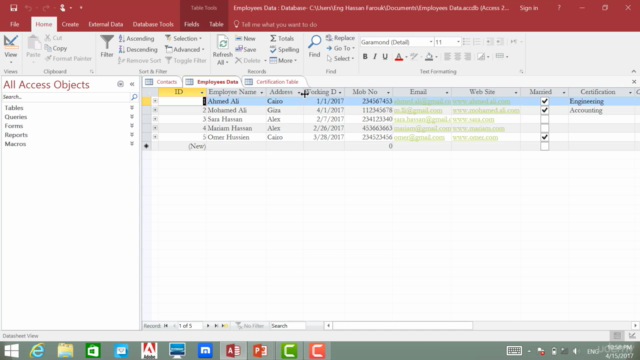 MS Access From Zero To Hero أكسس حتى الاحتراف – Screenshot 4