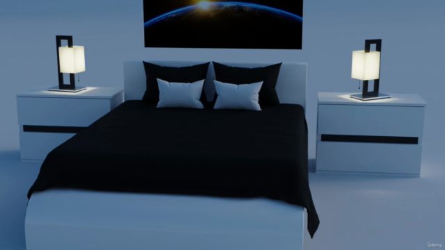 Create & Design a Modern 3D House in Blender – Screenshot 2