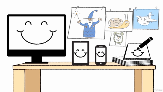 Step by step cartoon drawings for kids – Screenshot 2