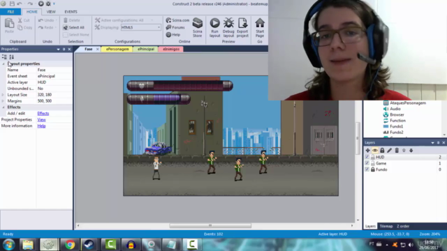 Crie Jogos em Construct 2: Beat'em up / Brawler – Screenshot 3