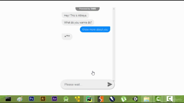 Build a Chatbot integrated Website using Bootstrap 4 – Screenshot 3