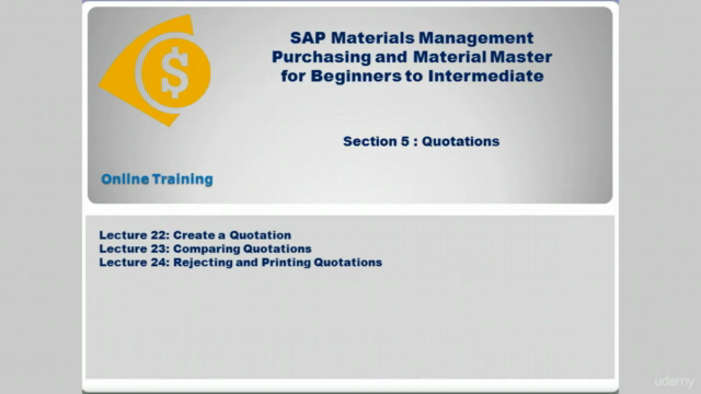 SAP MM - Material Management -SAP Purchasing hands on Course - Screenshot_03