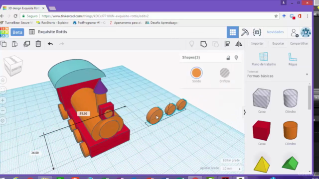 Design 3D com Autodesk Tinkercad – Screenshot 3