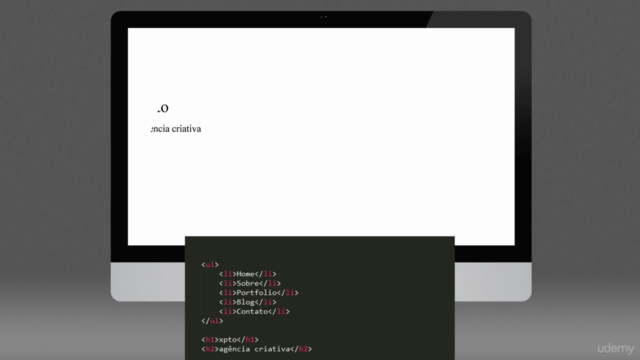 Aprenda HTML e CSS e Crie o seu Portfolio Online – Screenshot 1