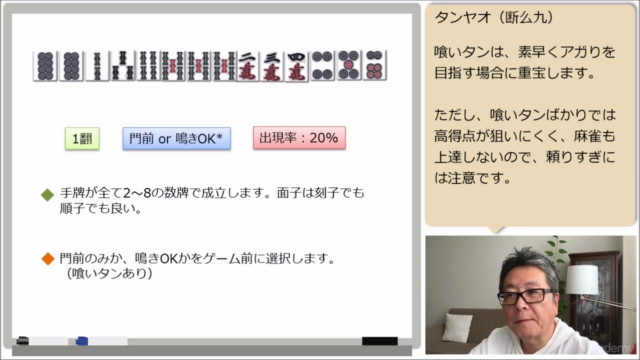 カンタン麻雀入門、一日で麻雀ができるようになり。わかりにくい麻雀のやり方を、画像と文字とナレーションで親切に解説する。 – Screenshot 3