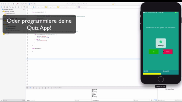Swift & iOS 12 - Der umfassende App Entwickler Kurs A-Z - Screenshot_03