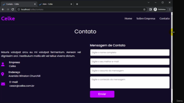 Curso Desenvolvedor Web – Screenshot 2