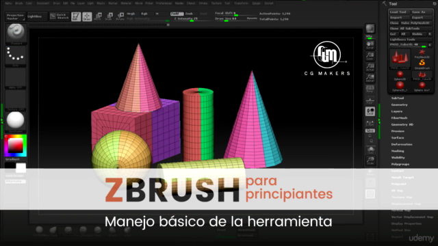 Master 3D, de Cero a Héroe Vol.1: Zbrush básico – Screenshot 2