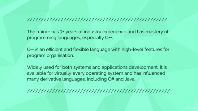 C++ Programming - The Complete Course – Screenshot 1