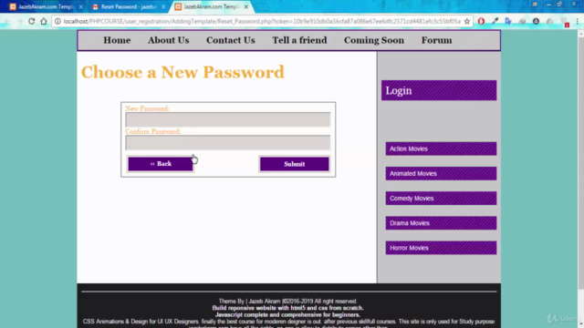 PHP Secure Login and Registration System + Email Activation – Screenshot 3