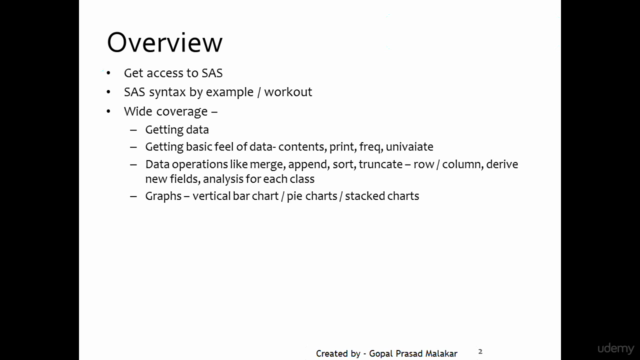 Crash Course : SAS Programming from Scratch with workout – Screenshot 3