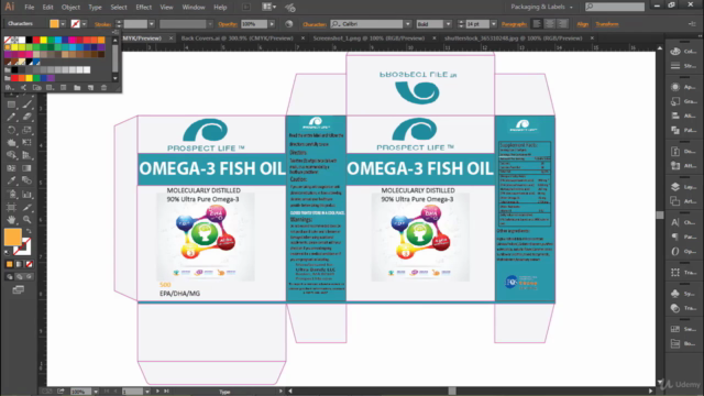 Product Packaging & Labels Design in Illustrator & Photoshop – Screenshot 2