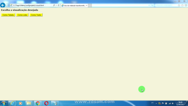 Desenvolvimento de sites em xml – Screenshot 1