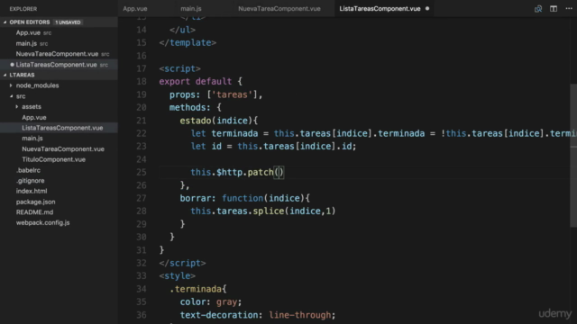 Curso de Vue JS 2 en Español – Screenshot 3