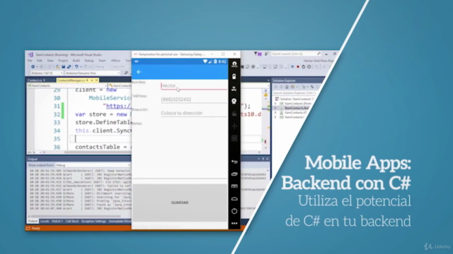 Xamarin Forms y Azure: tu información siempre en línea – Screenshot 2