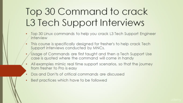 Ultimate Linux Commands to crack L3 Tech Support Interview – Screenshot 1