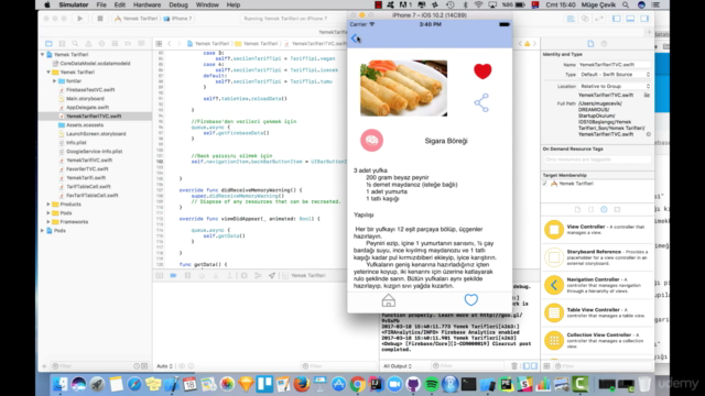1 Ayda iOS Uygulamanız Olsun! - iOS10 ve Swift 3 – Screenshot 4