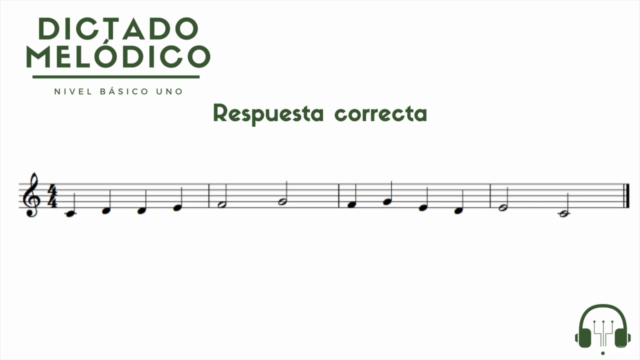 Dictado melódico. Nivel Básico 1. Entrenamiento auditivo. – Screenshot 4