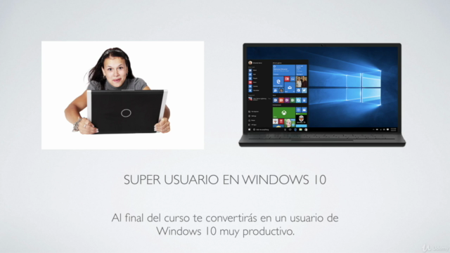 Domina profesionalmente Windows 10 + Curso de Mecanografía – Screenshot 1
