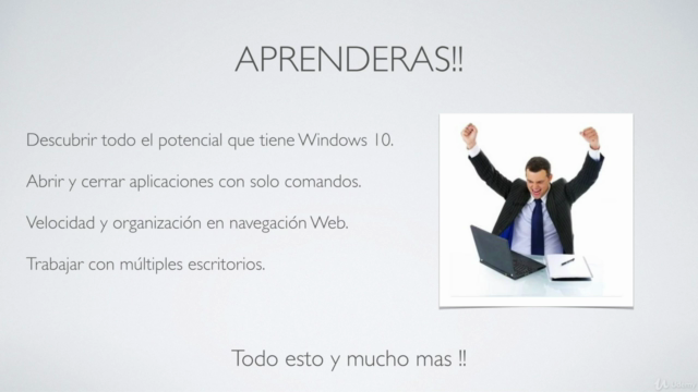 Domina profesionalmente Windows 10 + Curso de Mecanografía – Screenshot 2