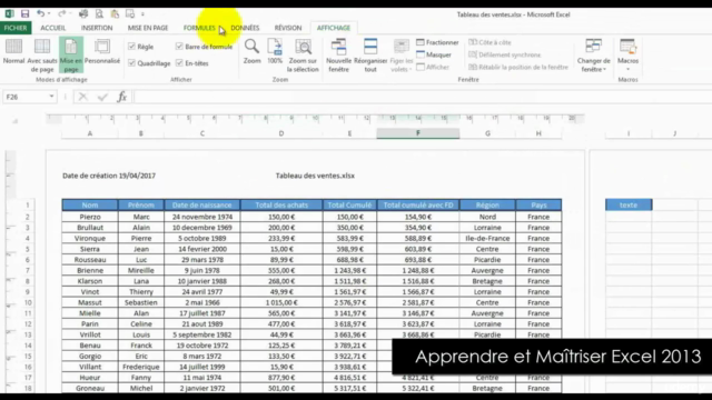 Apprendre et Maîtriser Excel  de A à Z - Screenshot_03