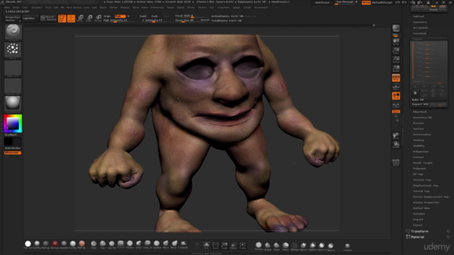 Learn ZBrush with this Beginners Compendium Online Course – Screenshot 4