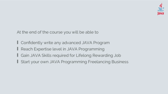 JAVA Programming for Beginners - The Complete Course – Screenshot 3