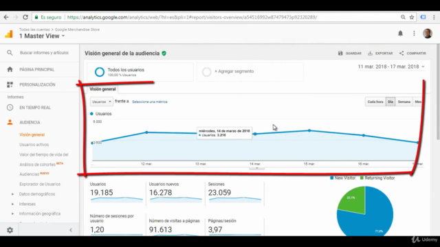 Google Analytics, Curso completo con Profesor Certificado – Screenshot 4