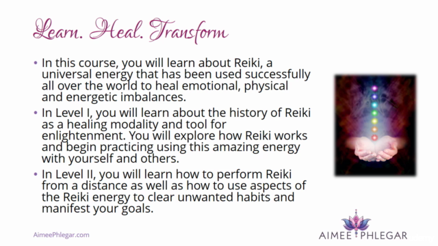 Reiki I & II- Learn. Heal. Transform – Screenshot 3