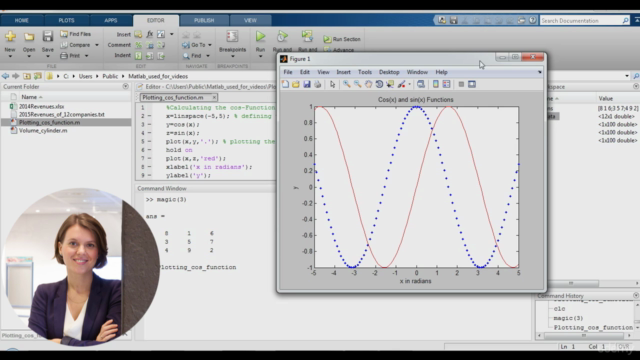 #1 MATLAB basics – Screenshot 1
