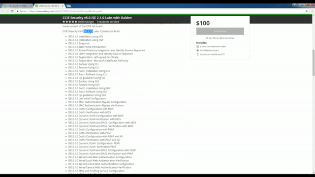CCIE Security - ISE 2.1.0 Deep Dive: Labs – Screenshot 1