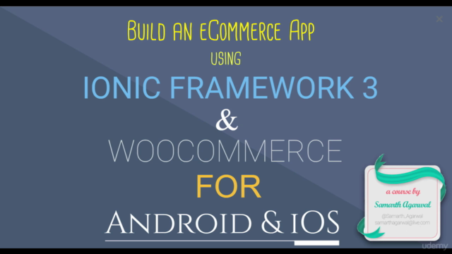 Ionic 3 Apps for WooCommerce: Build an eCommerce Mobile App – Screenshot 1