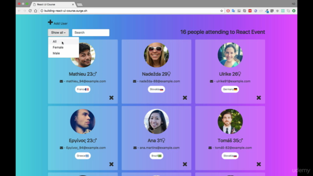 Building User Interfaces with React.js – Screenshot 4
