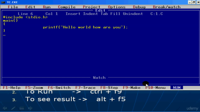 C Language in Telugu – Screenshot 3