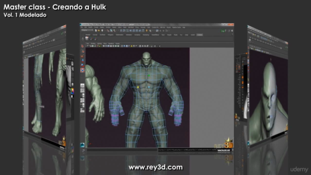 Esculpido orgánico de personajes 3D en Maya y ZBrush – Screenshot 1