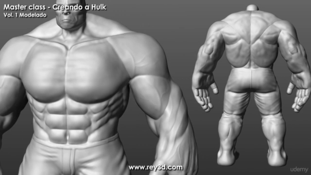 Esculpido orgánico de personajes 3D en Maya y ZBrush – Screenshot 4