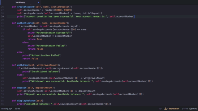 Python OOP : Four Pillars of OOP in Python 3 for Beginners – Screenshot 2