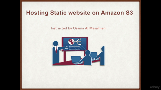 Hosting your static website on Amazon AWS S3 service – Screenshot 1