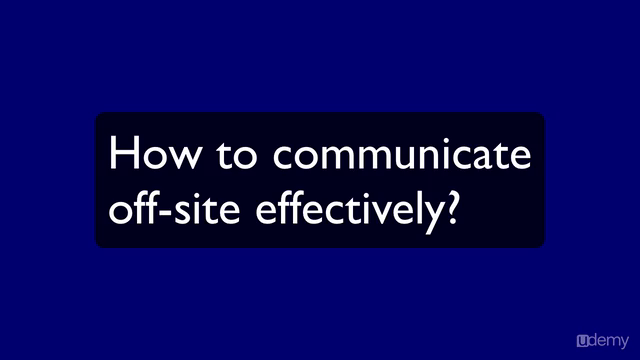 Screencast: Offsite Faculty or Team Development – Screenshot 1