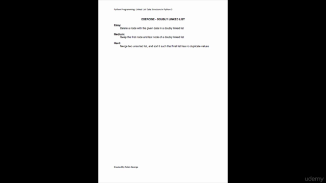 Linked List Data Structure using Python – Screenshot 3