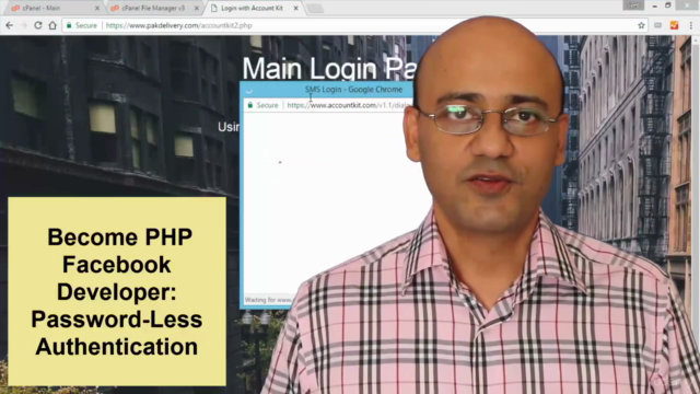 Become PHP Facebook Developer: Password-Less Authentication – Screenshot 1