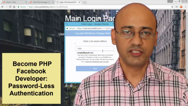 Become PHP Facebook Developer: Password-Less Authentication – Screenshot 3