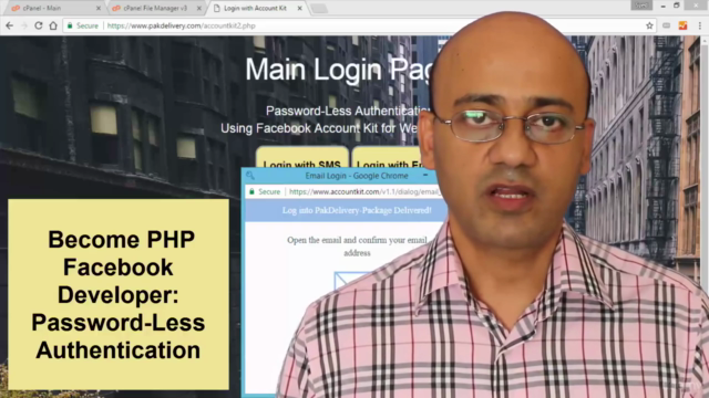 Become PHP Facebook Developer: Password-Less Authentication – Screenshot 4