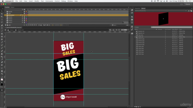 Creating HTML5 banners & animations using Adobe Animate CC – Screenshot 3