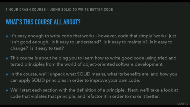 Using SOLID Principles to Write Better Code - A Crash Course – Screenshot 2