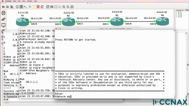 CCNA EIGRP troubleshooting – Screenshot 2